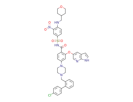 4-{4-[(4′-chloro-1,1′-biphenyl-2-yl)methyl]piperazin-1-yl}-N-({3-nitro-4-[(tetrahydro-2H-pyran-4-ylmethyl)amino]phenyl}sulfonyl)-2-(1H-pyrrolo[2,3-b]pyridin-5-yloxy)benzamide