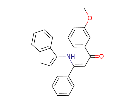 (Z)-3-(3H-inden-1-ylamino)-1-(3-methoxy-phenyl)-3-phenyl-prop-2-enone