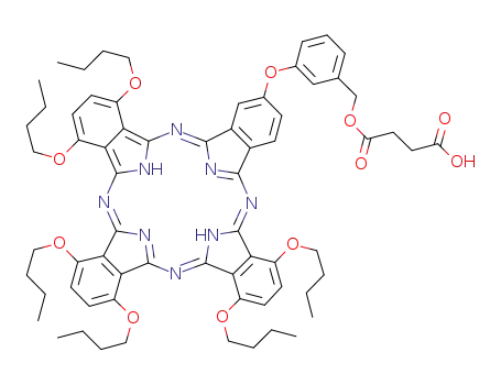 1,4,8,11,15,18-hexabutoxy-23-[3-(succinatoxymethyl)phenoxy]phthalocyanine