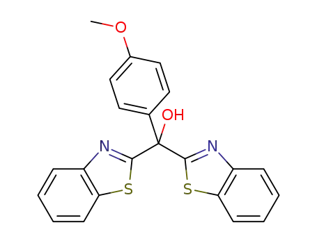 bis(1,3-benzothiazol-2-yl)(4-methoxyphenyl)methanol