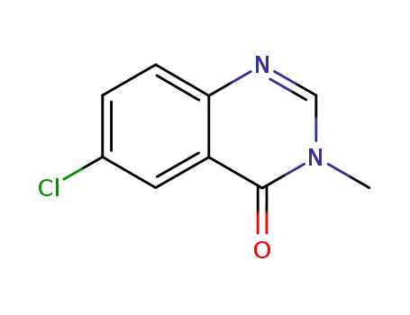 Molecular Structure of 16064-09-8 (6-chloro-3-methylquinazolin-4(3H)-one)