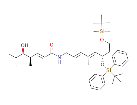 (4R,5R,E)-N-((S,2E,4E)-8-(tert-butyldimethylsilyloxy)-6-(tert-butyldiphenylsilyloxy)-4-methylocta-2,4-dienyl)-5-hydroxy-4,6-dimethylhept-2-enamide