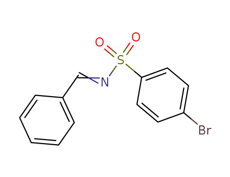 Molecular Structure of 14674-31-8 (N-(p-bromobenzenesulfonyl)benzenealdimine)