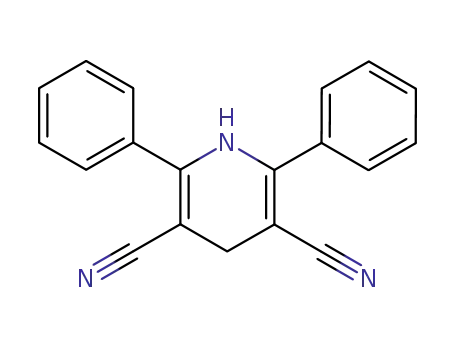 2,6-diphenyl-1,4-dihydropyridine-3,5-dicarbonitrile