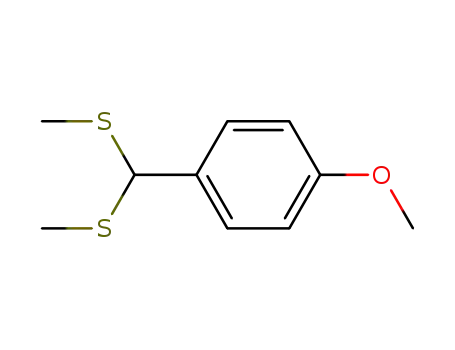 Benzene, 1-[bis(methylthio)methyl]-4-methoxy-