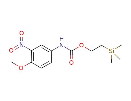 (4-methoxy-3-nitrophenyl)carbamic acid 2-trimethylsilanylethyl ester