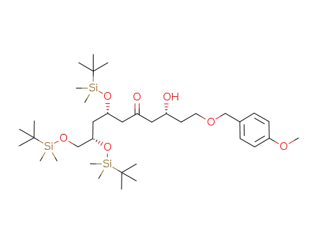 (3R,7S,9S)-1-(4-methoxybenzyloxy)-7,9,10-tris(tert-butyldimethylsilyloxy)-3-hydroxy-decan-5-one
