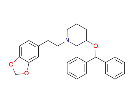 1-[2-(1,3-ベンゾジオキソール-5-イル)エチル]-3-(ジフェニルメトキシ)ピペリジン
