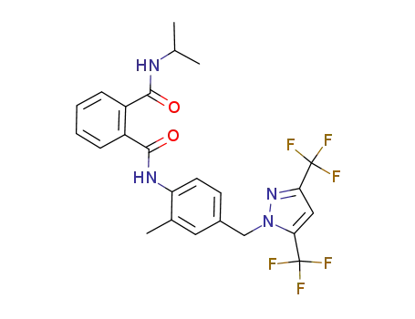N-(4-{[3,5-bis(trifluoromethyl)-1H-pyrazol-1-yl]methyl}-2-methylphenyl)-N'-[(1-methylethyl)]-1,2-benzenedicarboxamide