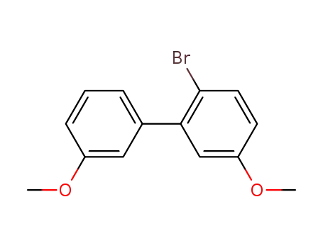 Molecular Structure of 14344-82-2 (1,1'-Biphenyl, 2-bromo-3',5-dimethoxy-)