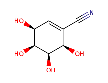 (3S,4S,5R,6R)-3,4,5,6-tetrahydroxy-1-cyclohexene-1-carbonitrile