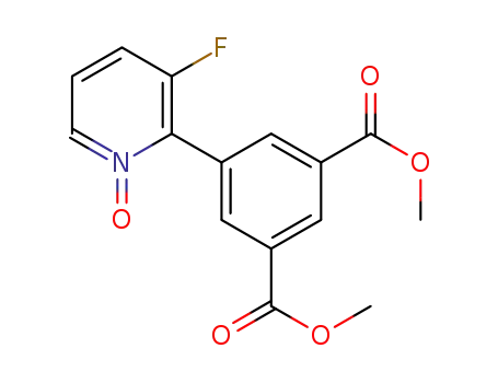 2-{(3,5-dimethoxycarbonyl)phenyl}-3-fluoropyridine 1-oxide