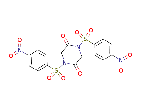 1,4-bis(4-nitrophenylsulfonyl)piperazine-2,5-dione