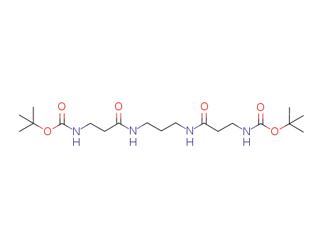 tert-butyl 3,3'-(propane-1,3-diylbis(azanediyl))bis(3-oxopropane-3,1-diyl)dicarbamate
