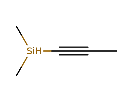 Molecular Structure of 87290-96-8 (Silane, dimethyl-1-propynyl-)