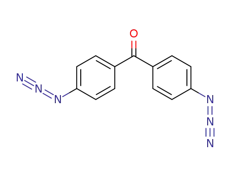 Molecular Structure of 17303-16-1 (Methanone, bis(4-azidophenyl)-)