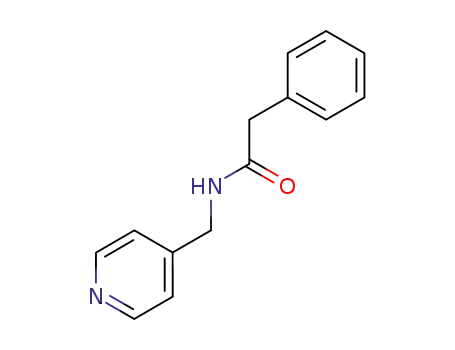 Molecular Structure of 80818-98-0 (Benzeneacetamide, N-(4-pyridinylmethyl)-)