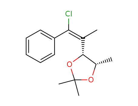 (4S,5S)-4-[(Z)-2-chloro-1-methyl-2-phenylvinyl]-2,2,5-trimethyl-1,3-dioxolane
