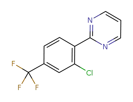 2-(2-chloro-4-(trifluoromethyl)phenyl)pyrimidine