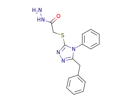 (5-benzyl-4-phenyl-4H-[1,2,4]triazol-3-thio)-acetic acid hydrazide