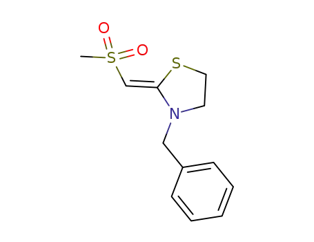 N-benzyl-2-[(Z)-(methylsulfonyl)methylidene]thiazolidine