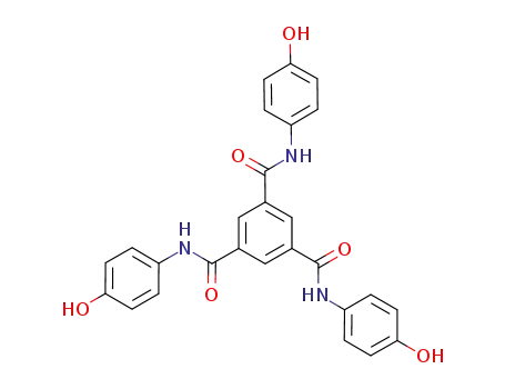 Molecular Structure of 1216665-32-5 (1,3,5-tris((4'-hydroxyphenyl)carbamoyl)benzene)