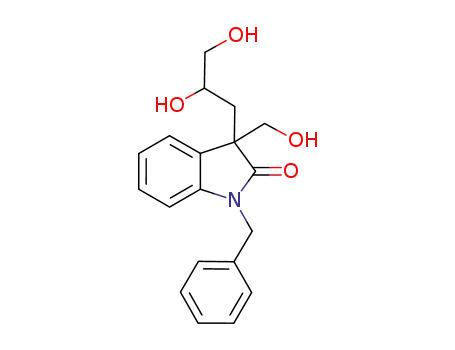 1-benzyl-3-(2,3-dihydroxypropyl)-3-(hydroxymethyl)-2-oxo-2,3-dihydroindole