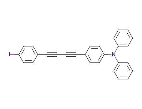 1-(4-iodophenyl)-4-(4-diphenylaminophenyl)butadiyne