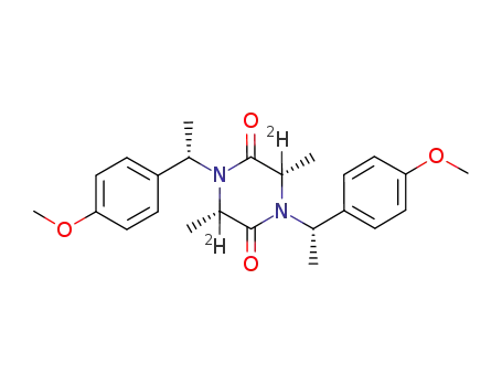 (3S,6S)-[3-<sup>(2)</sup>H,6-<sup>(2)</sup>H]-1,4-bis((S)-1-(4-methoxyphenyl)ethyl)-3,6-dimethylpiperazine-2,5-dione
