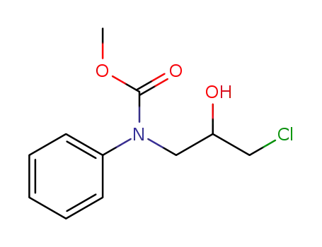 methyl 3-chloro-2-hydroxypropyl(phenyl)carbamate