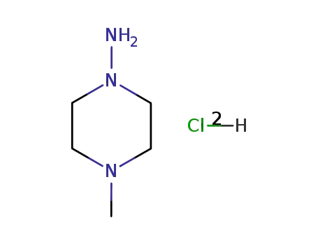 Molecular Structure of 40675-60-3 (1-AMINO-4-METHYLPIPERAZINE DIHYDROCHLORIDE MONOHYDRATE)