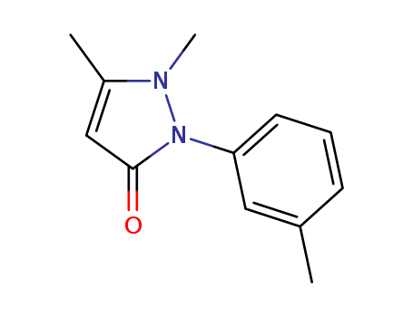 3H-Pyrazol-3-one, 1,2-dihydro-1,5-dimethyl-2-(3-methylphenyl)-