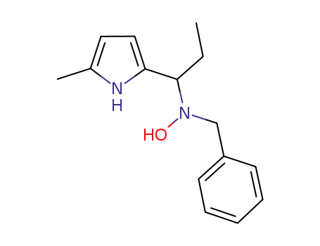 N-benzyl-N-(1-(5-methyl-1H-pyrrol-2-yl)propyl)hydroxylamine