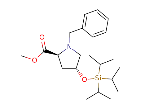 (2S,4R)-methyl 1-benzyl-4-((triisopropylsilyl)oxy)pyrrolidine-2-carboxylate