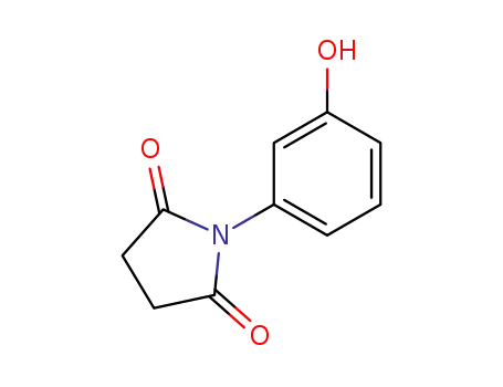Molecular Structure of 1204-36-0 (2,5-Pyrrolidinedione, 1-(3-hydroxyphenyl)-)