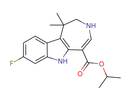Azepino[4,5-b]indole-5-carboxylic acid, 8-fluoro-1,2,3,6-tetrahydro-1,1-dimethyl-, 1-methylethyl ester