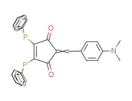 2-(4-dimethylaminobenzylidene)-4,5-bis(diphenylphosphino)-4-cyclopentene-1,3-dione