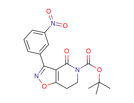 t-butyl 3-(3-nitrophenyl)-4-oxo-6,7-dihydroisoxazolo[4,5-c]pyridine-5(4H)-carboxylate