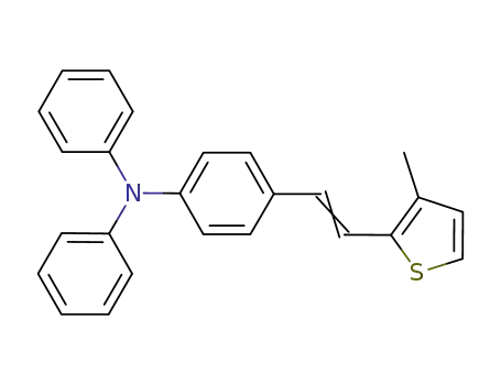 Molecular Structure of 1241949-15-4 (2-(4-diphenylaminostyryl)-3-methylthiophene)