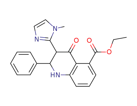 ethyl 3-(1-methyl-1H-imidazol-2-yl)-4-oxo-2-phenyl-1,2,3,4-tetrahydroquinoline-5-carboxylate