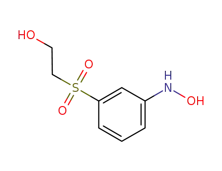 Molecular Structure of 1190415-41-8 (2-(3-hydroxyaminobenzenesulfonyl)ethanol)