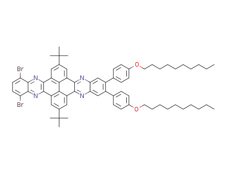 C<sub>68</sub>H<sub>76</sub>Br<sub>2</sub>N<sub>4</sub>O<sub>2</sub>