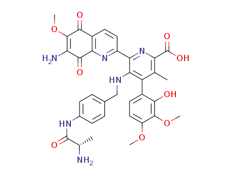 C<sub>35</sub>H<sub>34</sub>N<sub>6</sub>O<sub>9</sub>