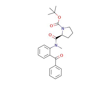 (S)-tert-butyl 2-{[(2-benzoylphenyl)(methyl)amino]carbonyl}pyrrolidine-1-carboxylate