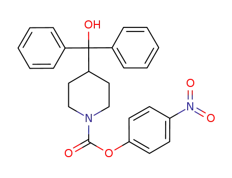 4-nitrophenyl 4-(hydroxydiphenylmethyl)piperidine-1-carboxylate