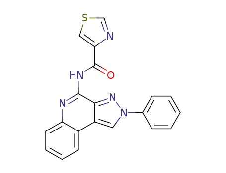 Molecular Structure of 1120368-16-2 (C<sub>20</sub>H<sub>13</sub>N<sub>5</sub>OS)