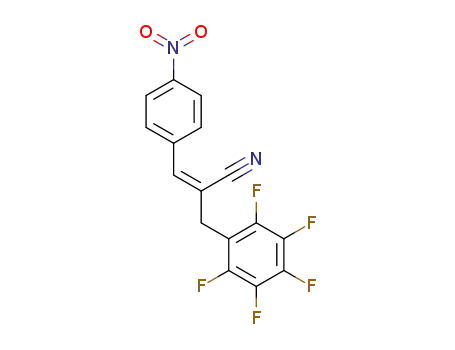 Molecular Structure of 1262522-01-9 ((2Z)-3-(4-nitrophenyl)-2-[(pentafluorophenyl)methyl]acrylonitrile)