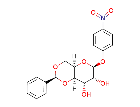 Molecular Structure of 1262015-21-3 (p-nitrophenyl 4,6-O-benzylidene-β-D-gulopyranoside)