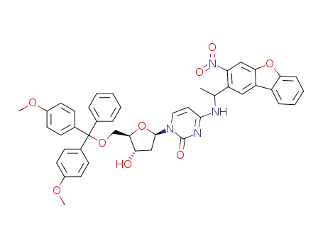 5'-O-(4,4'-dimethoxytrityl)-2-N-(1-(3-nitrodibenzofuran-2-yl))ethyl-2'-deoxycytosine