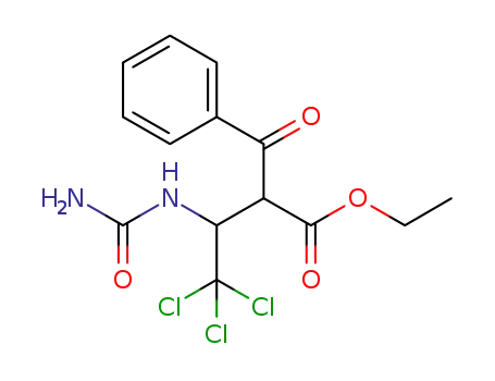 N-[(1,1,1-trichloro-3-ethoxycarbonyl-4-oxo-4-phenyl)but-2-yl]urea